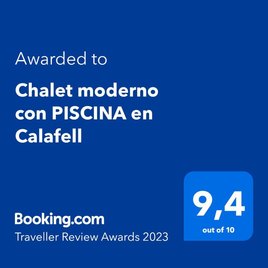 Chalet moderno con PISCINA en Calafell Extérieur photo